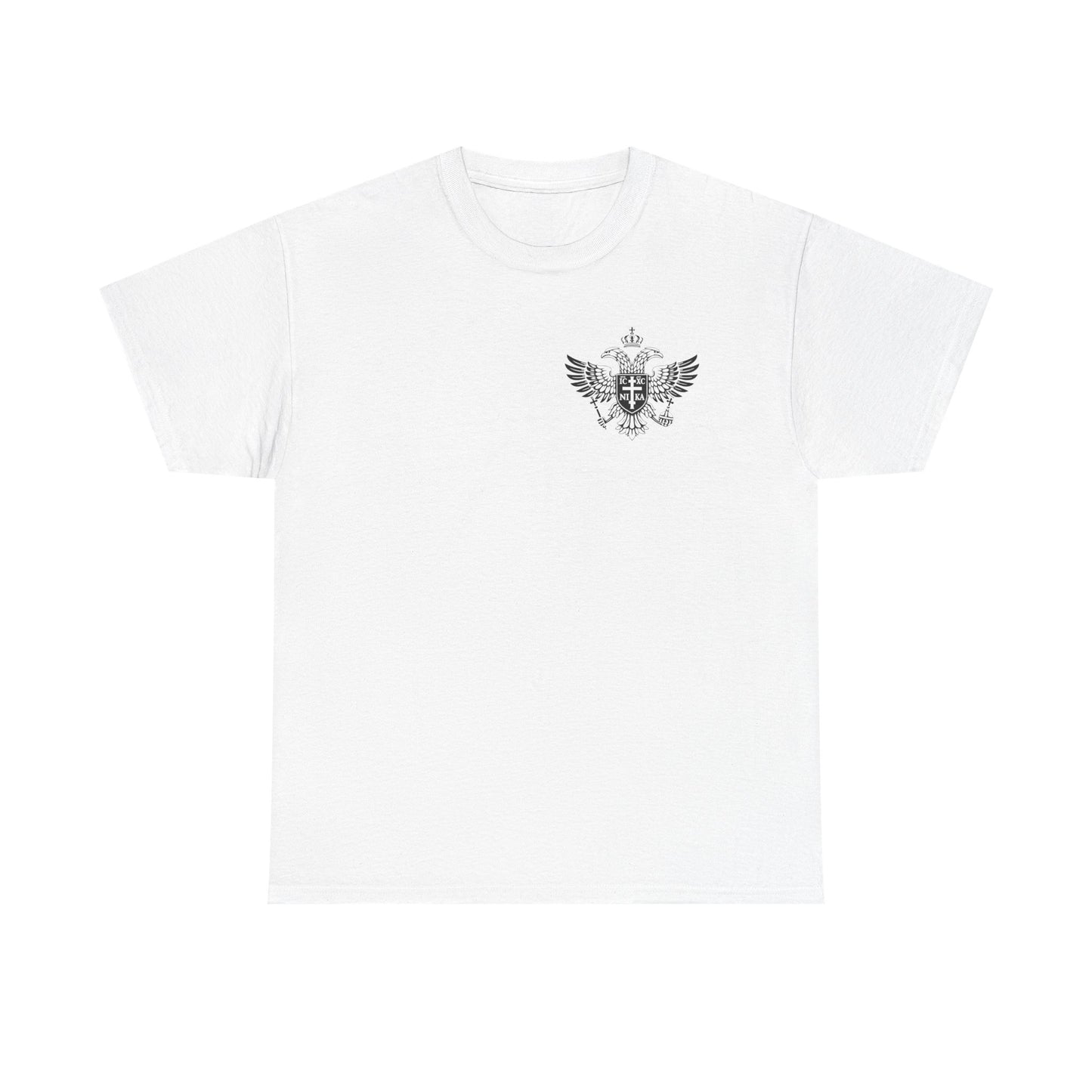 Christian Cross Wings T‑Shirt — Faith Graphic Tee with Prayer Hands