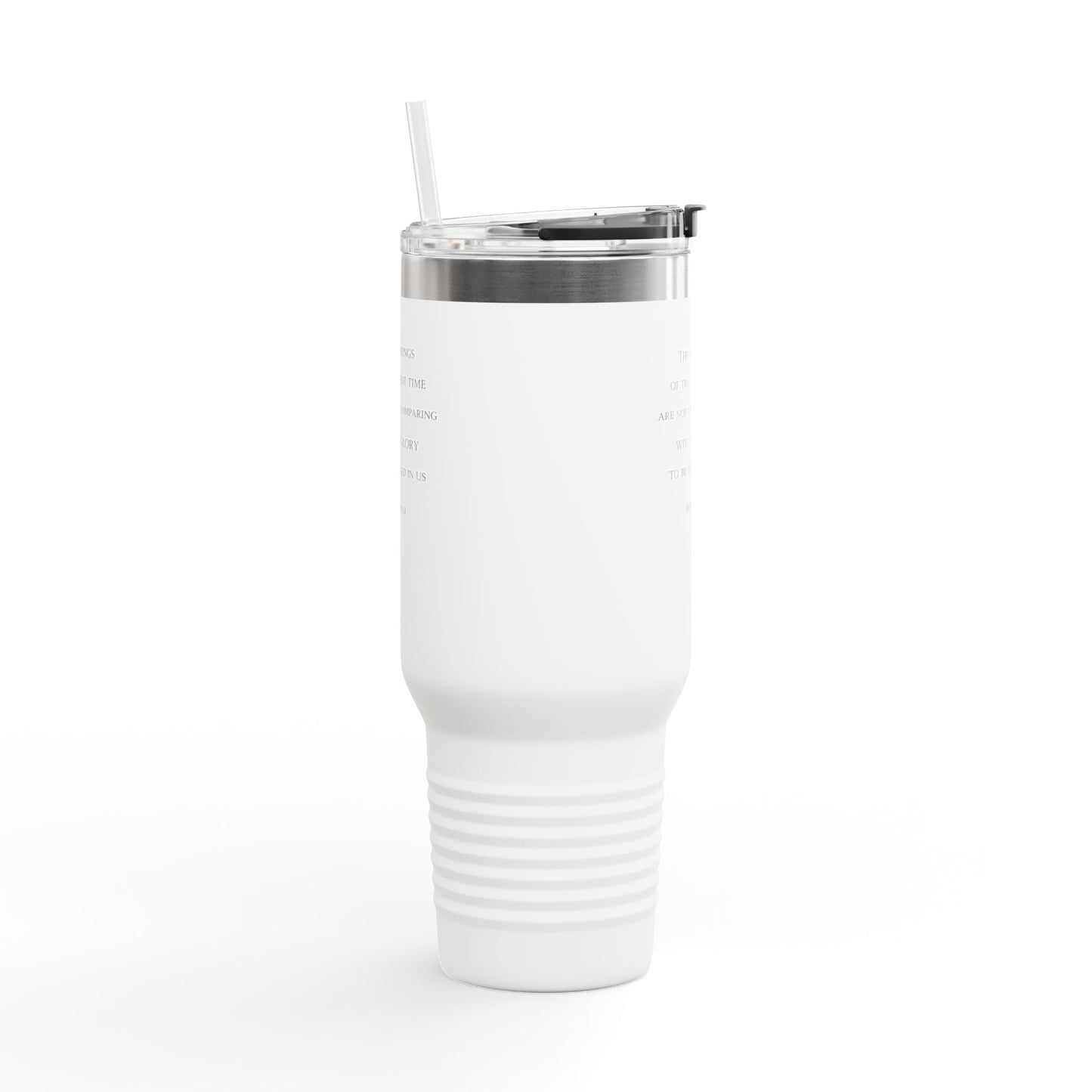 Scripture Insulated Travel Mug 40oz – Inspirational Cross Quote Tumbler