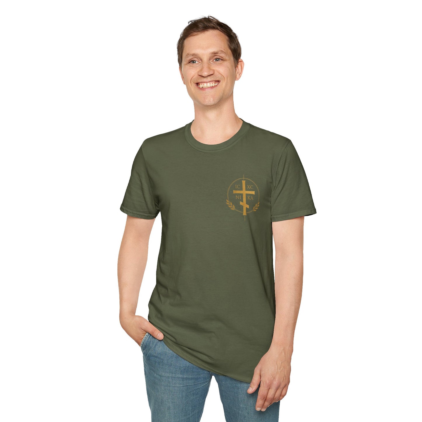 Christian Cross T-Shirt — "And Nothing Shall by Any Means Hurt You" Inspirational Faith Tee