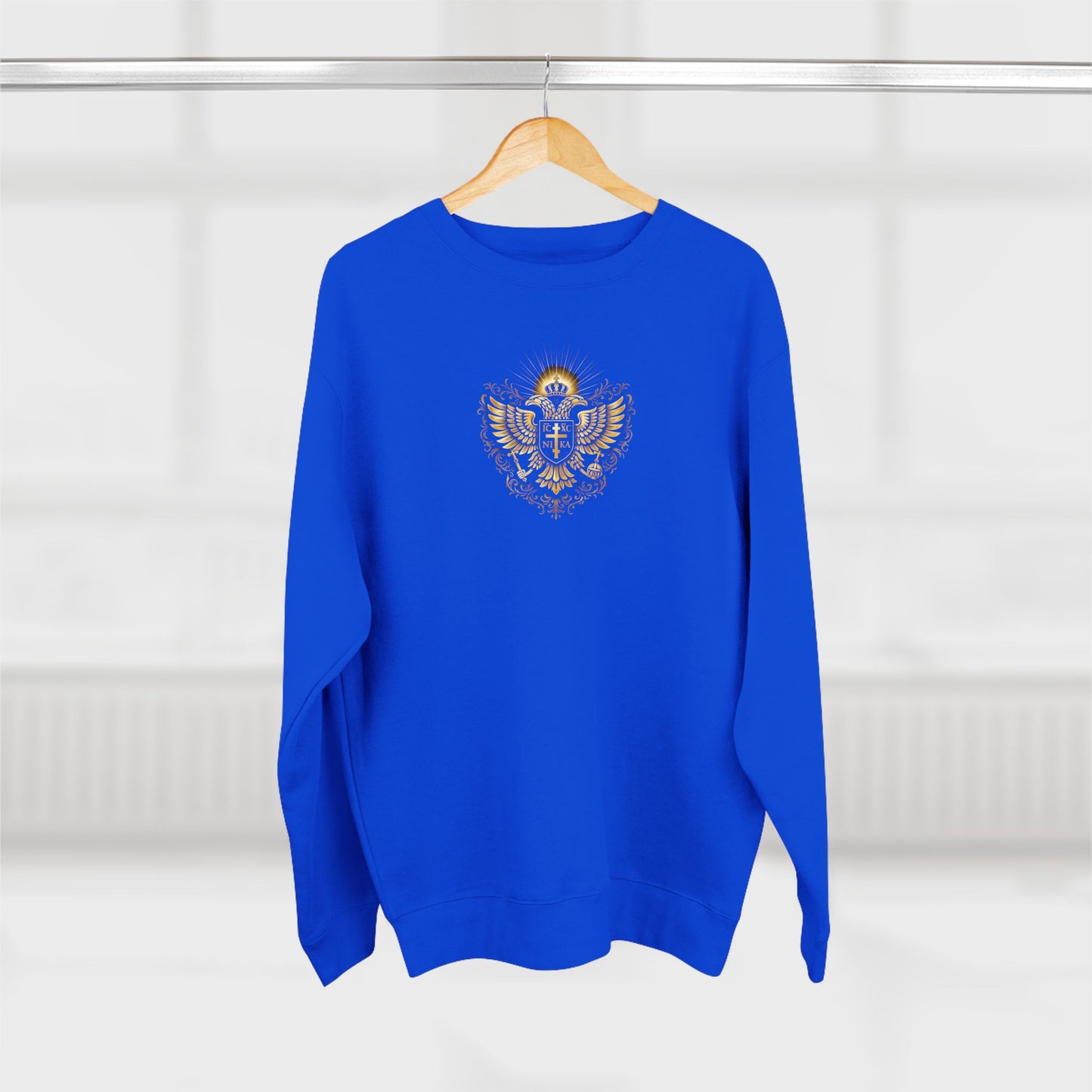 Christian Cross Sweatshirt — Inspirational Faith Graphic Crewneck