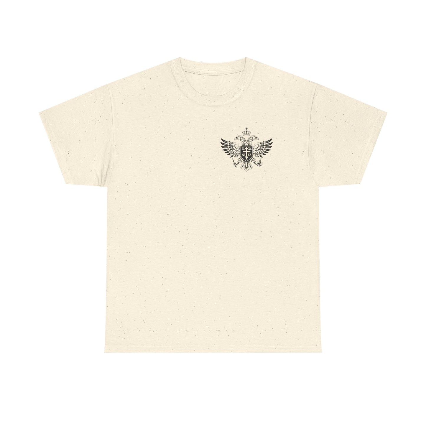 Christian Cross Wings T‑Shirt — Faith Graphic Tee with Prayer Hands