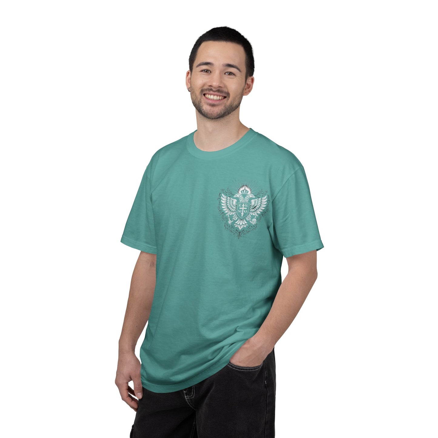 Christian Cross T-Shirt — "Blessed are the pure in heart" Matthew 5:8