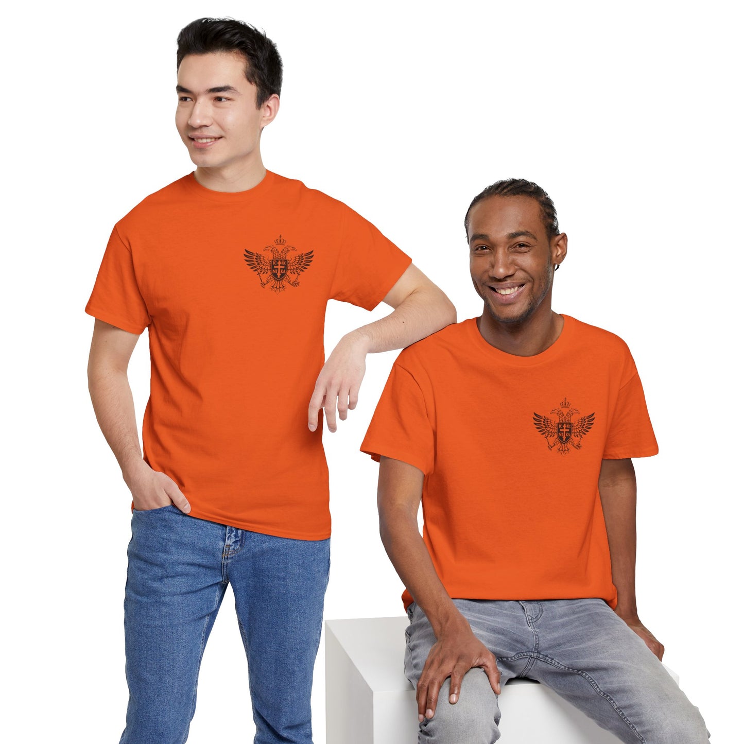 Christian Cross Wings T‑Shirt — Faith Graphic Tee with Prayer Hands