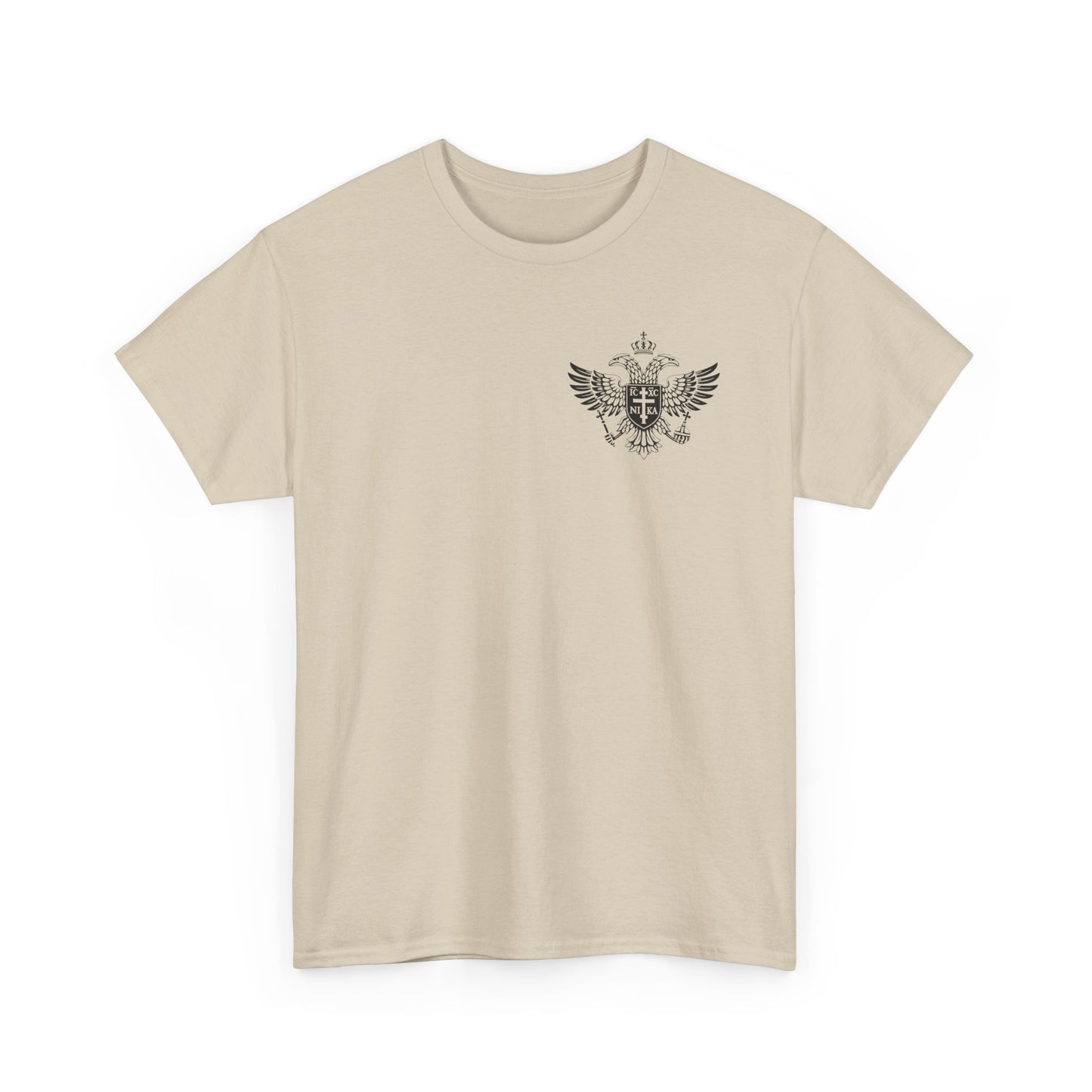 Christian Cross Wings T‑Shirt — Faith Graphic Tee with Prayer Hands