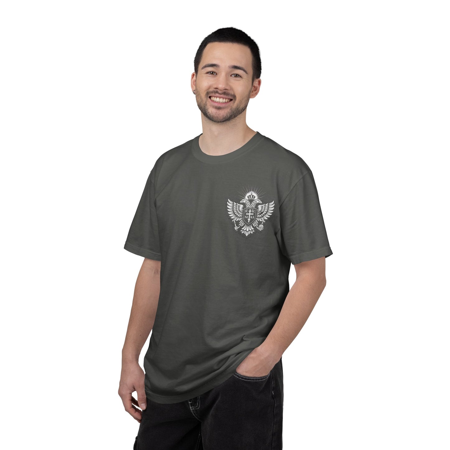 Christian Cross T-Shirt — "Blessed are the pure in heart" Matthew 5:8