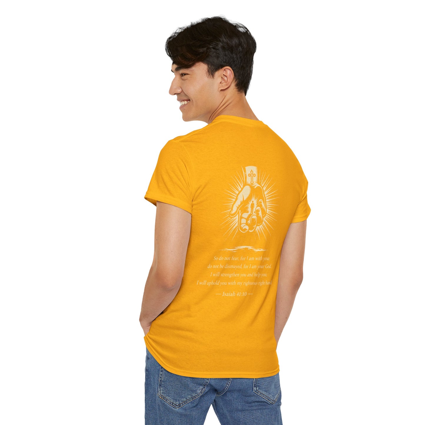 T-Shirt — Vintage Yellow Angel Graphic Tee