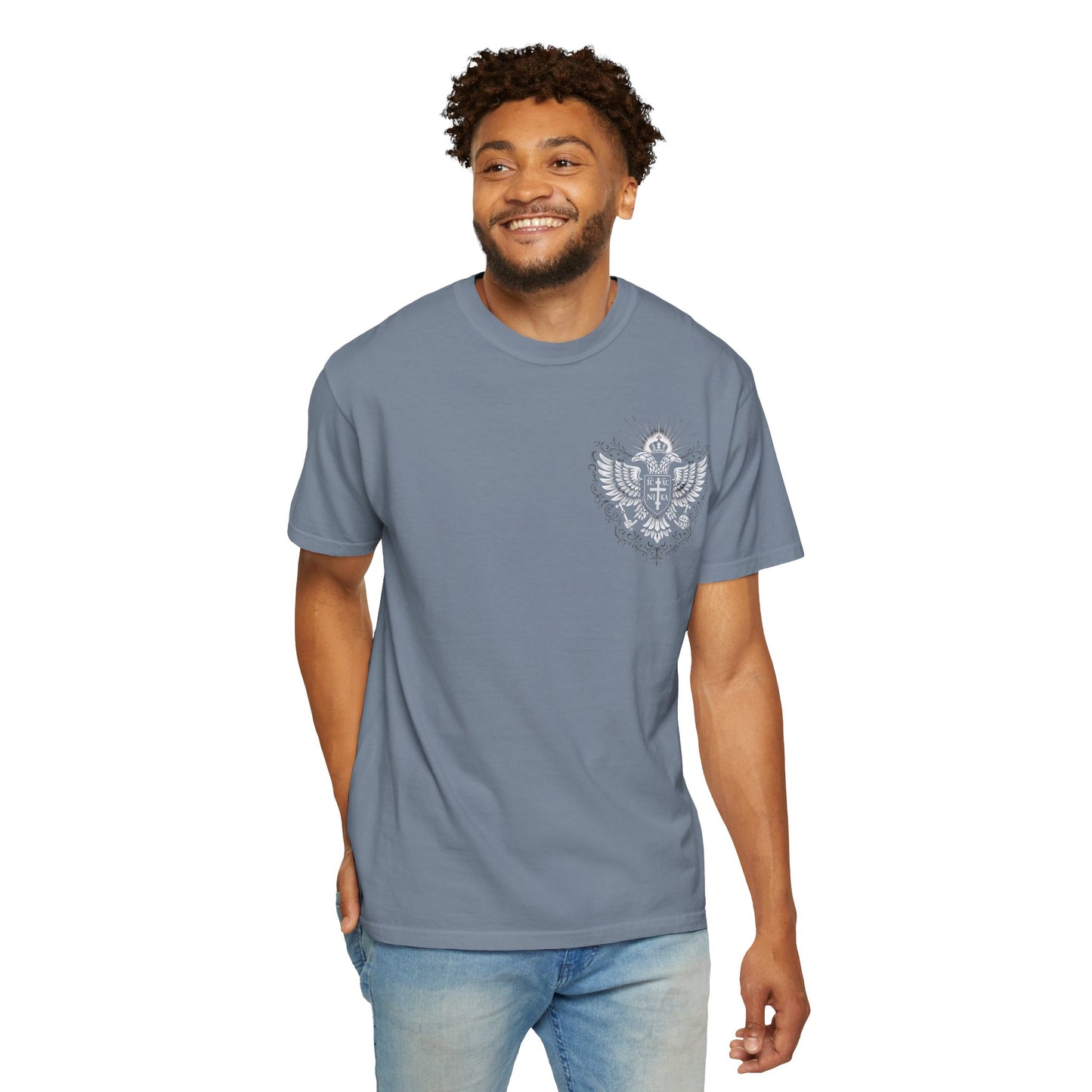 Christian Cross T-Shirt — "Blessed are the pure in heart" Matthew 5:8