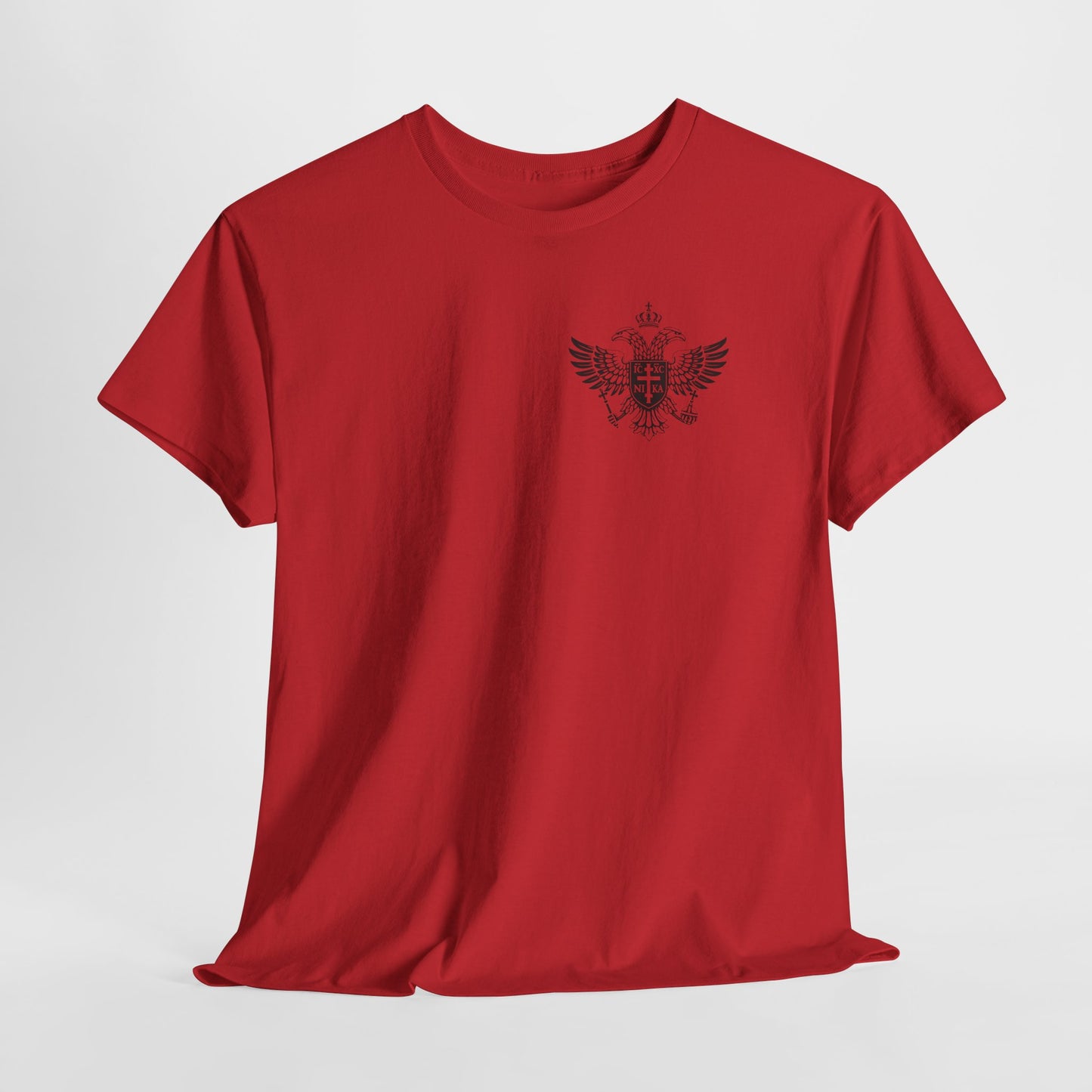 Christian Cross Wings T‑Shirt — Faith Graphic Tee with Prayer Hands