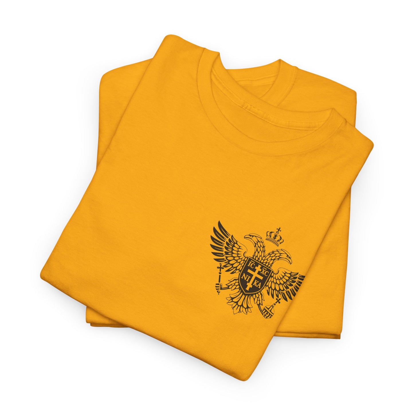 Christian Cross Wings T‑Shirt — Faith Graphic Tee with Prayer Hands