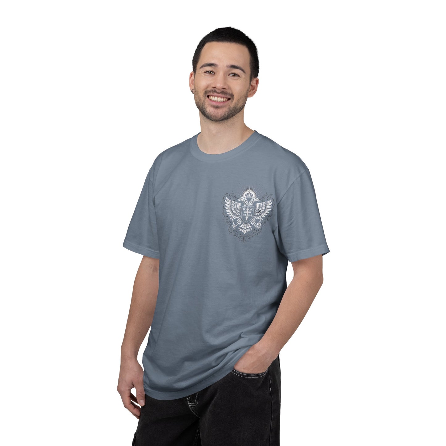 Christian Cross T-Shirt — "Blessed are the pure in heart" Matthew 5:8