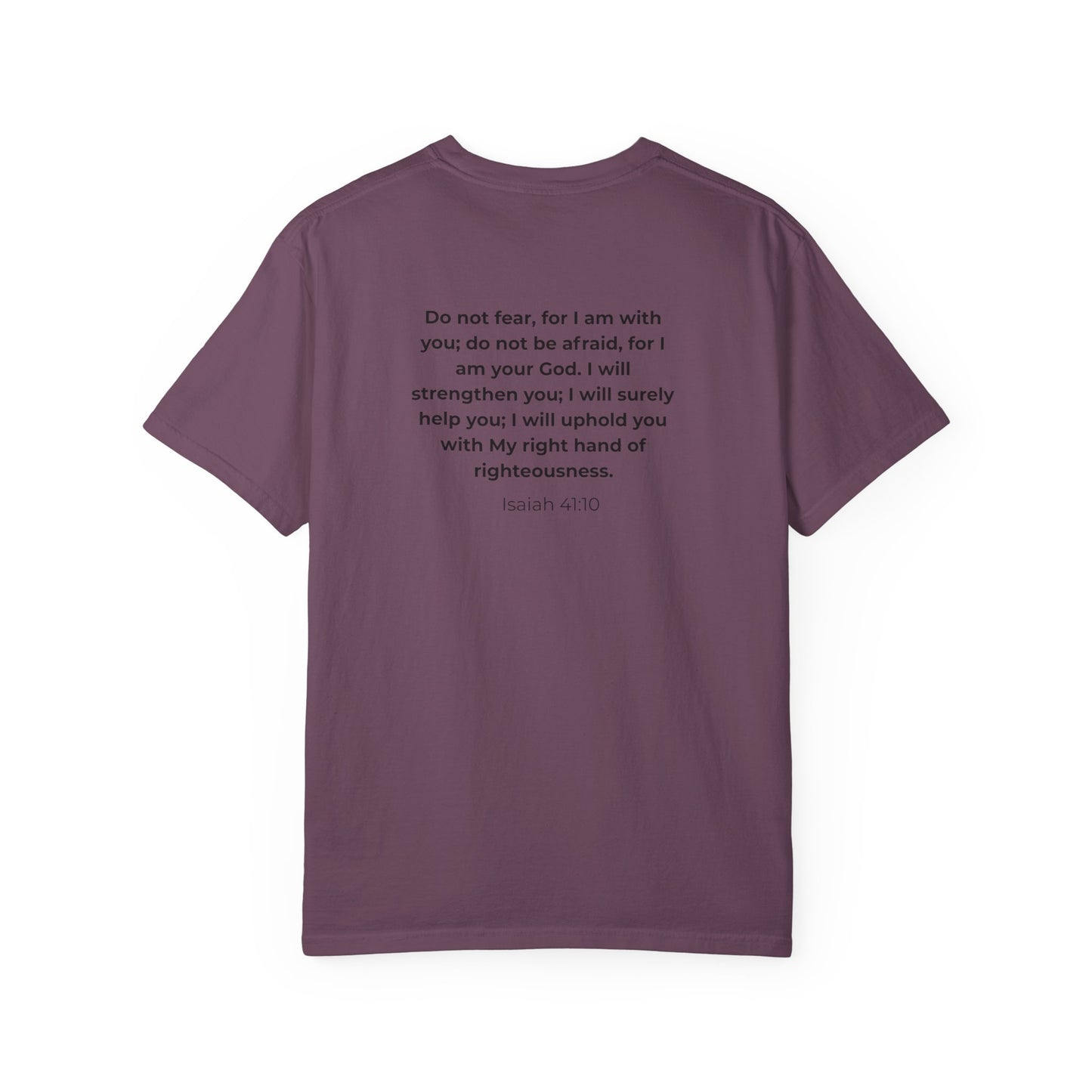 Faith Verse T-Shirt — Isaiah 41:10 Inspirational Christian Tee