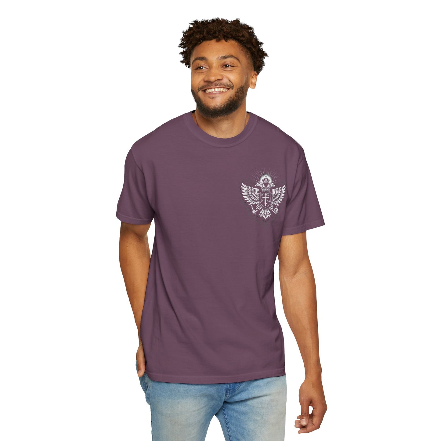 Christian Cross T-Shirt — "Blessed are the pure in heart" Matthew 5:8