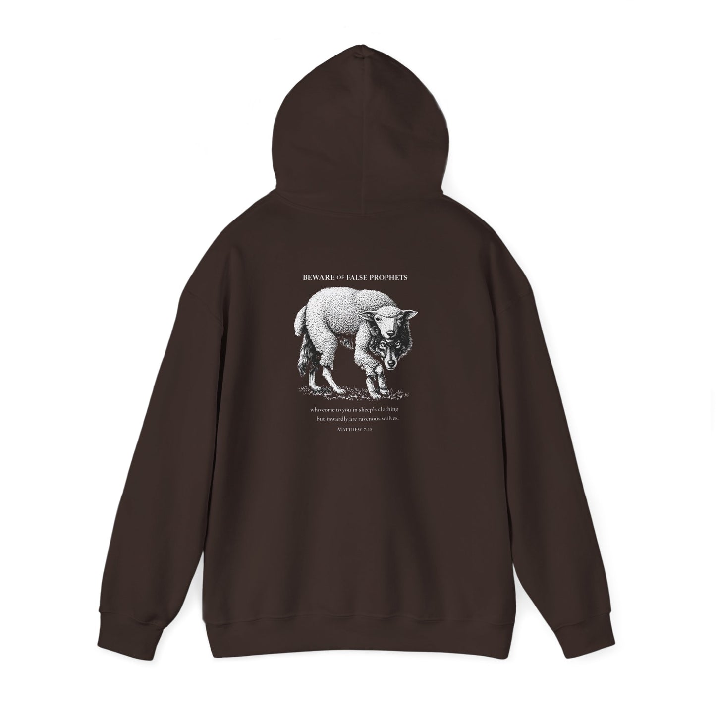 Christian Lamb Graphic Hoodie — ‘Agnus Dei’ Faith Emblem Sweatshirt