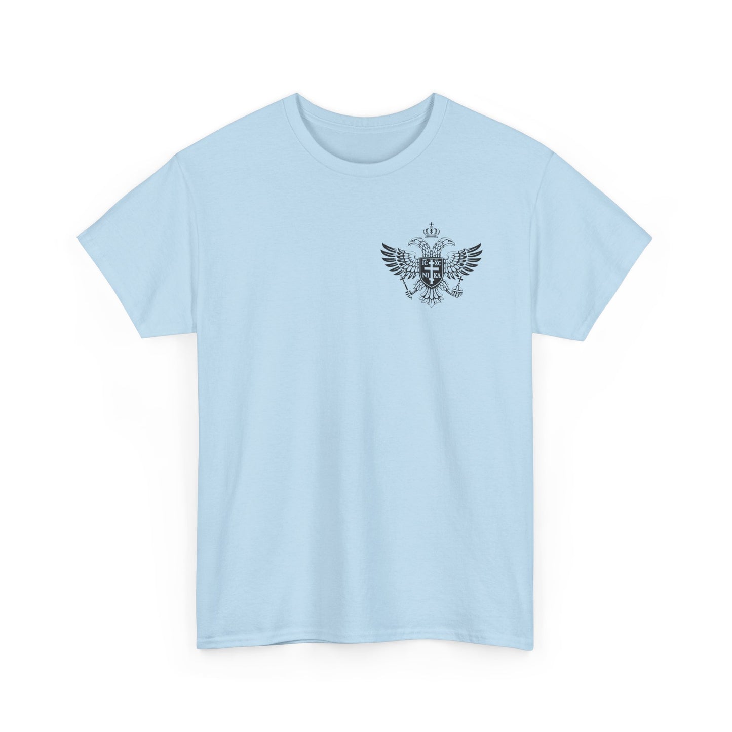 Christian Cross Wings T‑Shirt — Faith Graphic Tee with Prayer Hands
