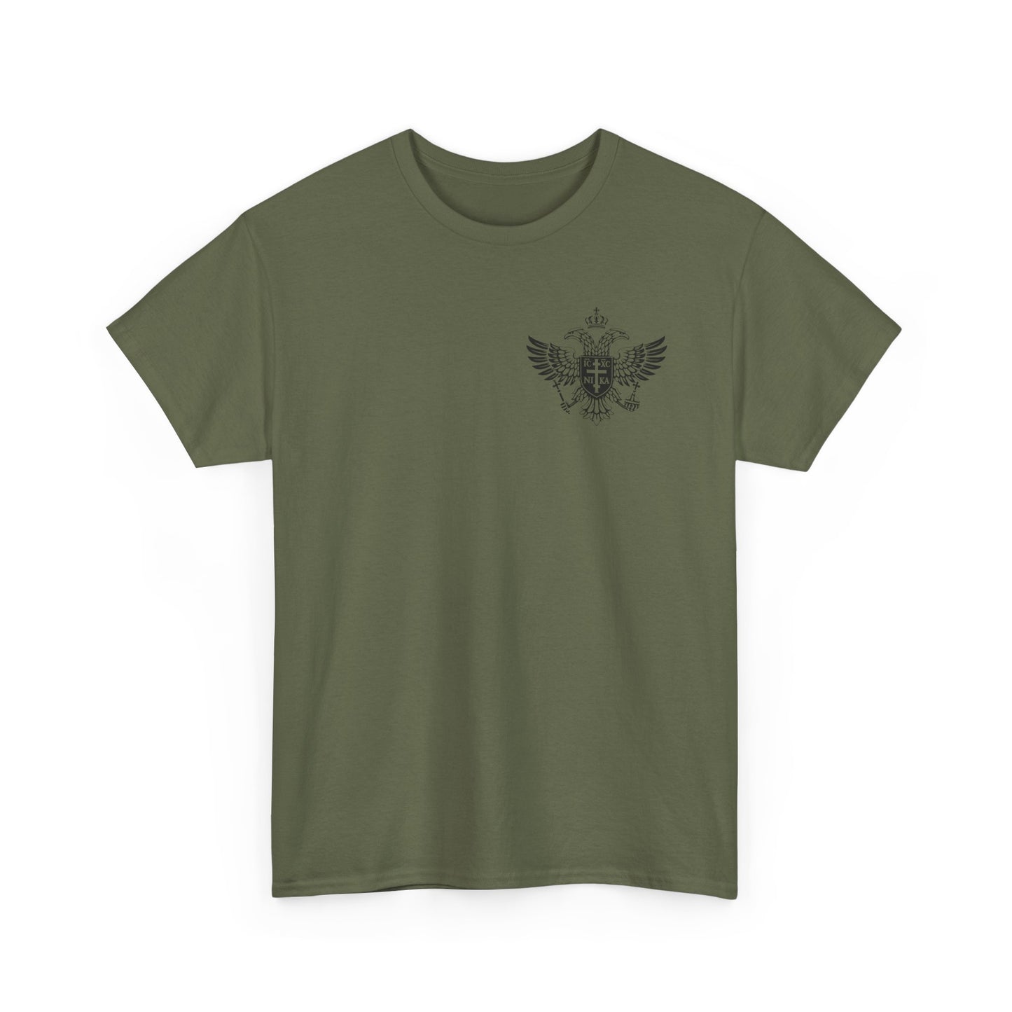 Christian Cross Wings T‑Shirt — Faith Graphic Tee with Prayer Hands