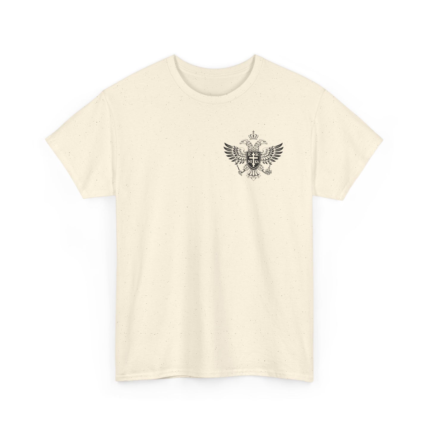 Christian Cross Wings T‑Shirt — Faith Graphic Tee with Prayer Hands