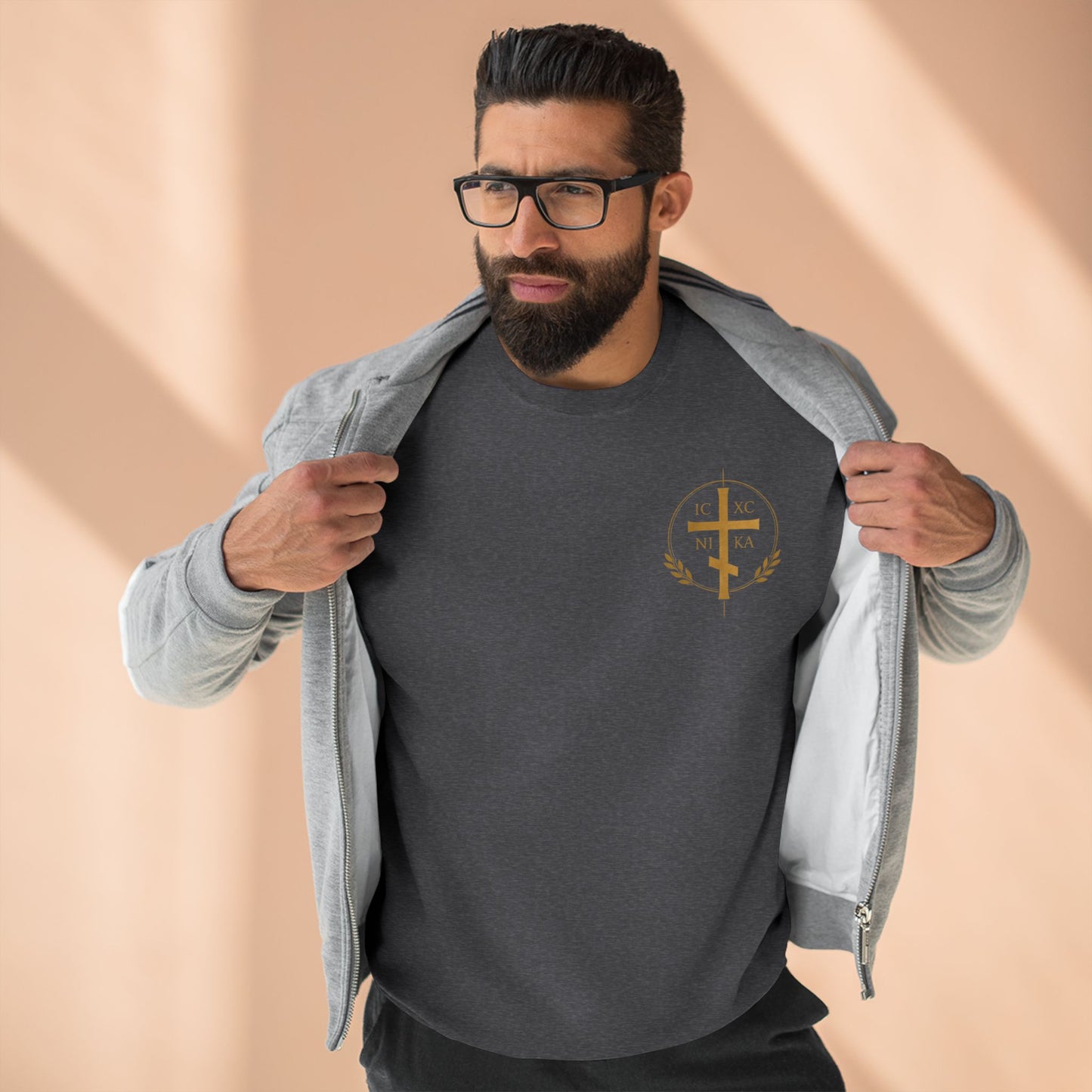 Christian Crewneck Sweatshirt — "The Way" Faith Verse Pullover