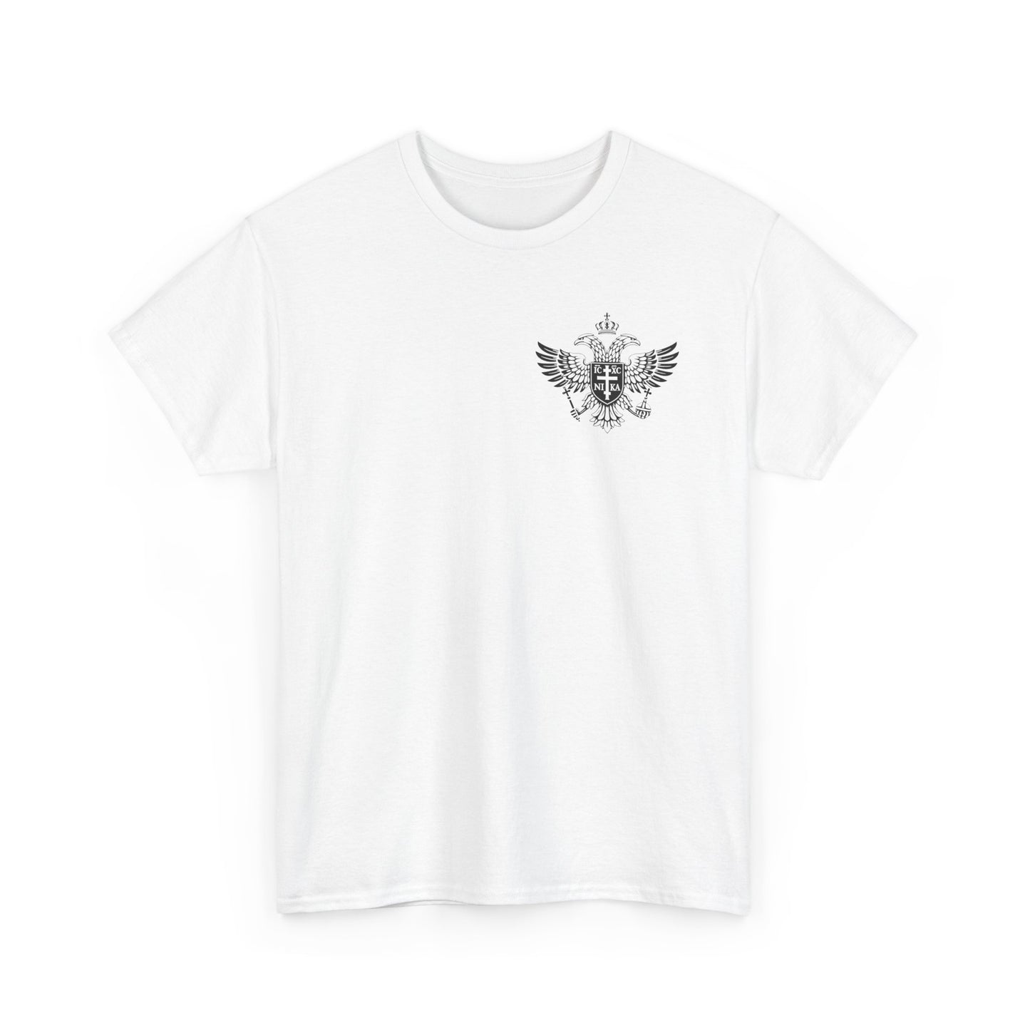 Christian Cross Wings T‑Shirt — Faith Graphic Tee with Prayer Hands