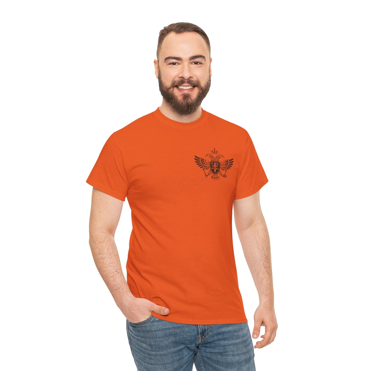 Christian Cross Wings T‑Shirt — Faith Graphic Tee with Prayer Hands