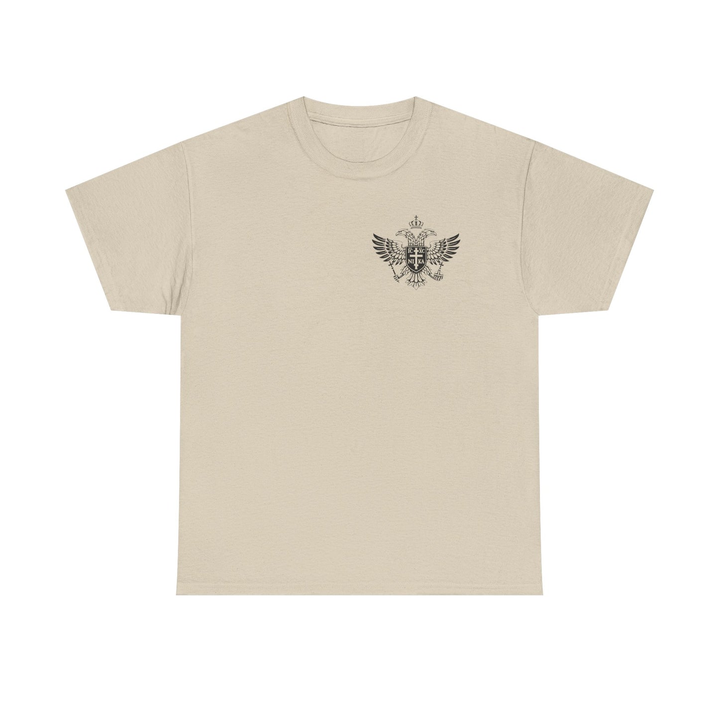Christian Cross Wings T‑Shirt — Faith Graphic Tee with Prayer Hands