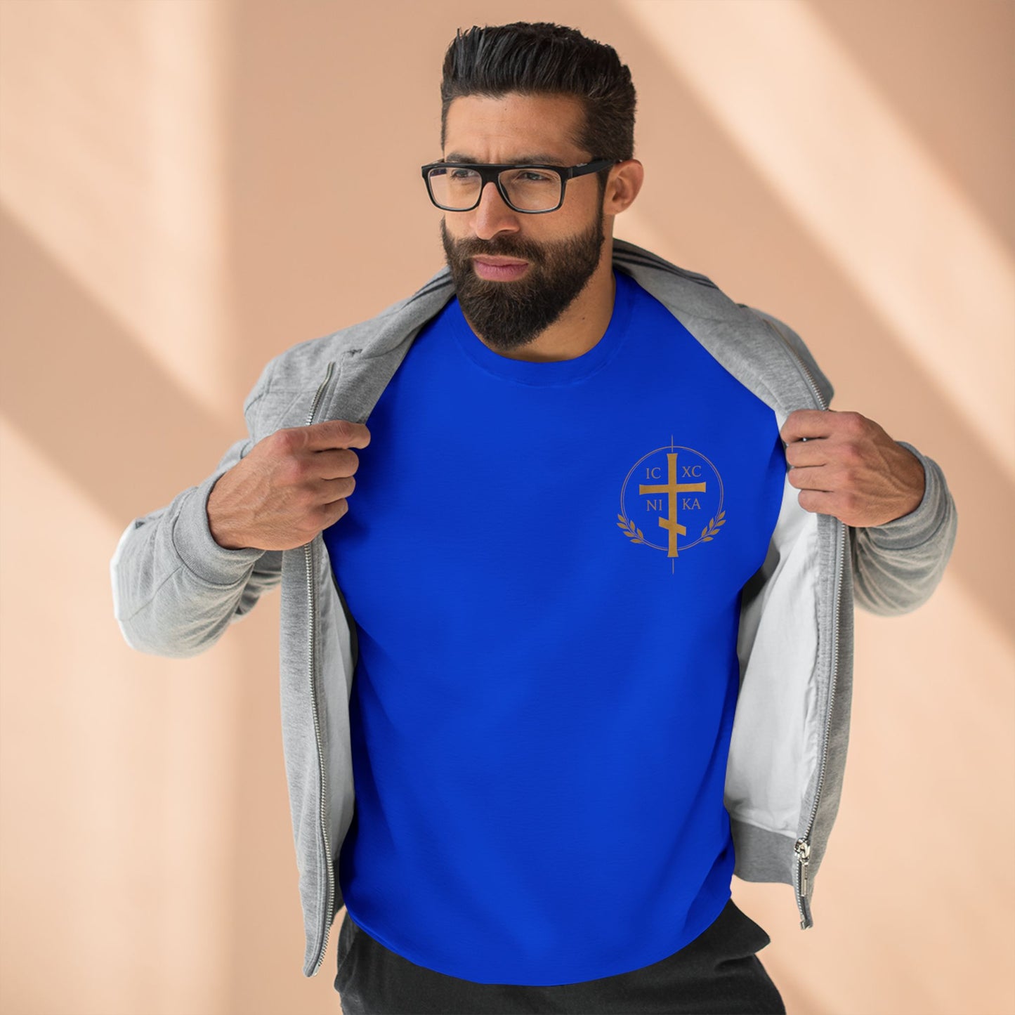 Christian Crewneck Sweatshirt — "The Way" Faith Verse Pullover