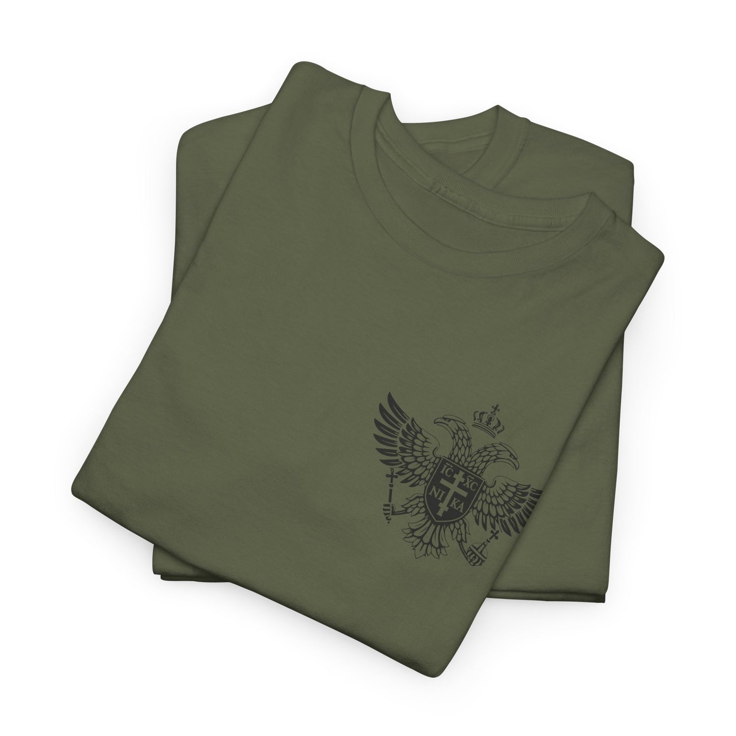 Christian Cross Wings T‑Shirt — Faith Graphic Tee with Prayer Hands