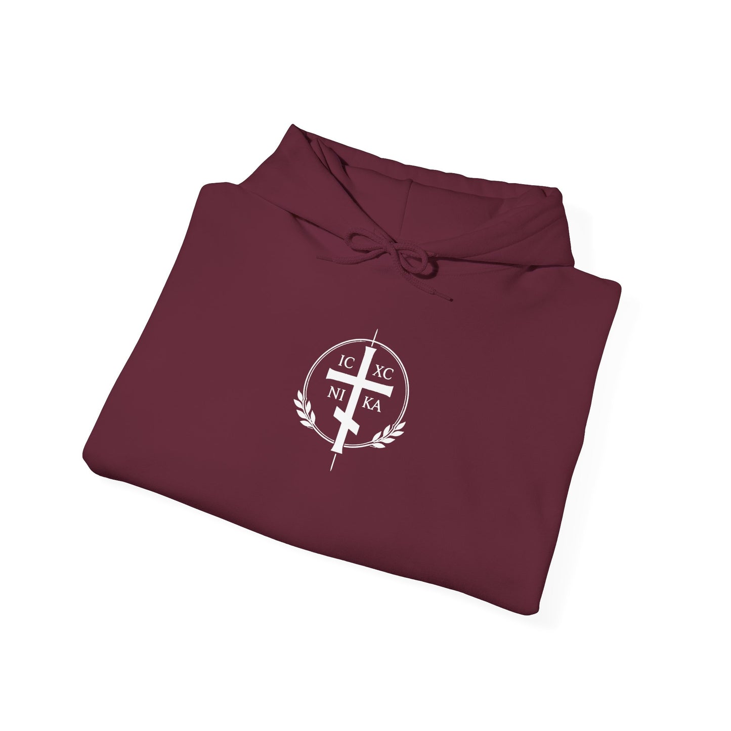 Christian Lamb Graphic Hoodie — ‘Agnus Dei’ Faith Emblem Sweatshirt