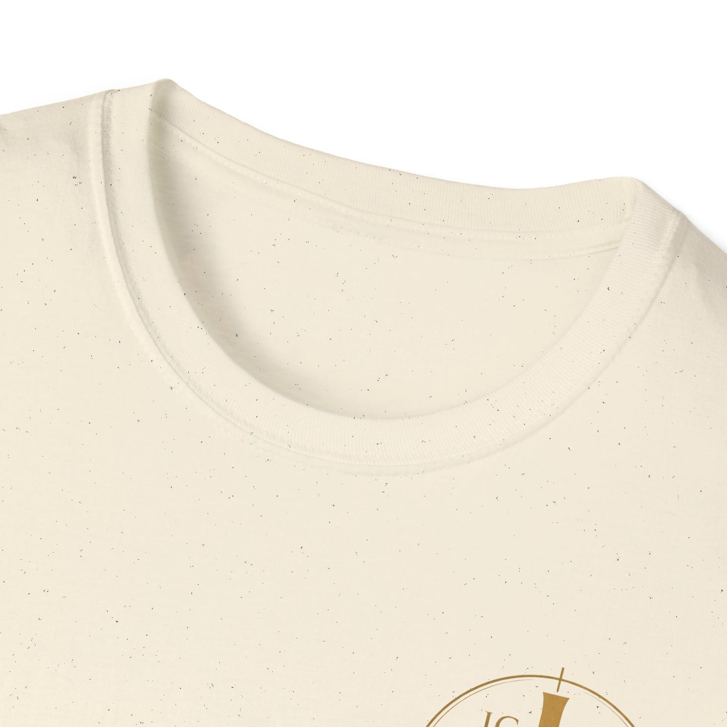 Christian Cross Wings T-Shirt — Gold Faith Graphic Tee