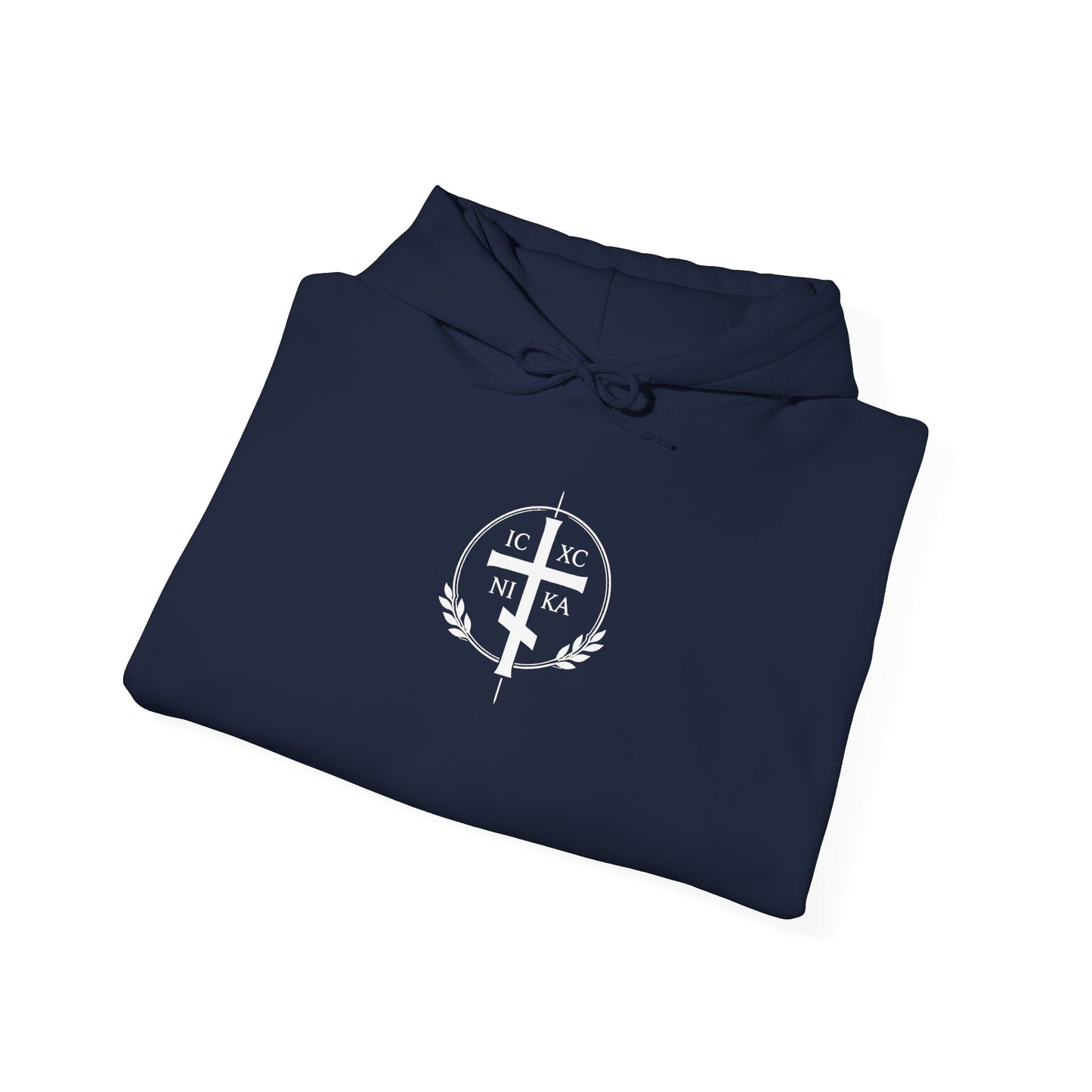 Christian Lamb Graphic Hoodie — ‘Agnus Dei’ Faith Emblem Sweatshirt