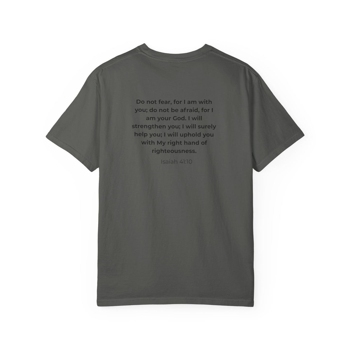 Faith Verse T-Shirt — Isaiah 41:10 Inspirational Christian Tee