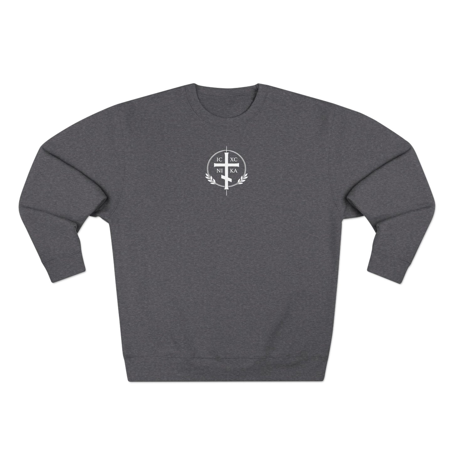 Sheep Graphic Crewneck Sweatshirt — Vintage Lamb Illustration Back Print