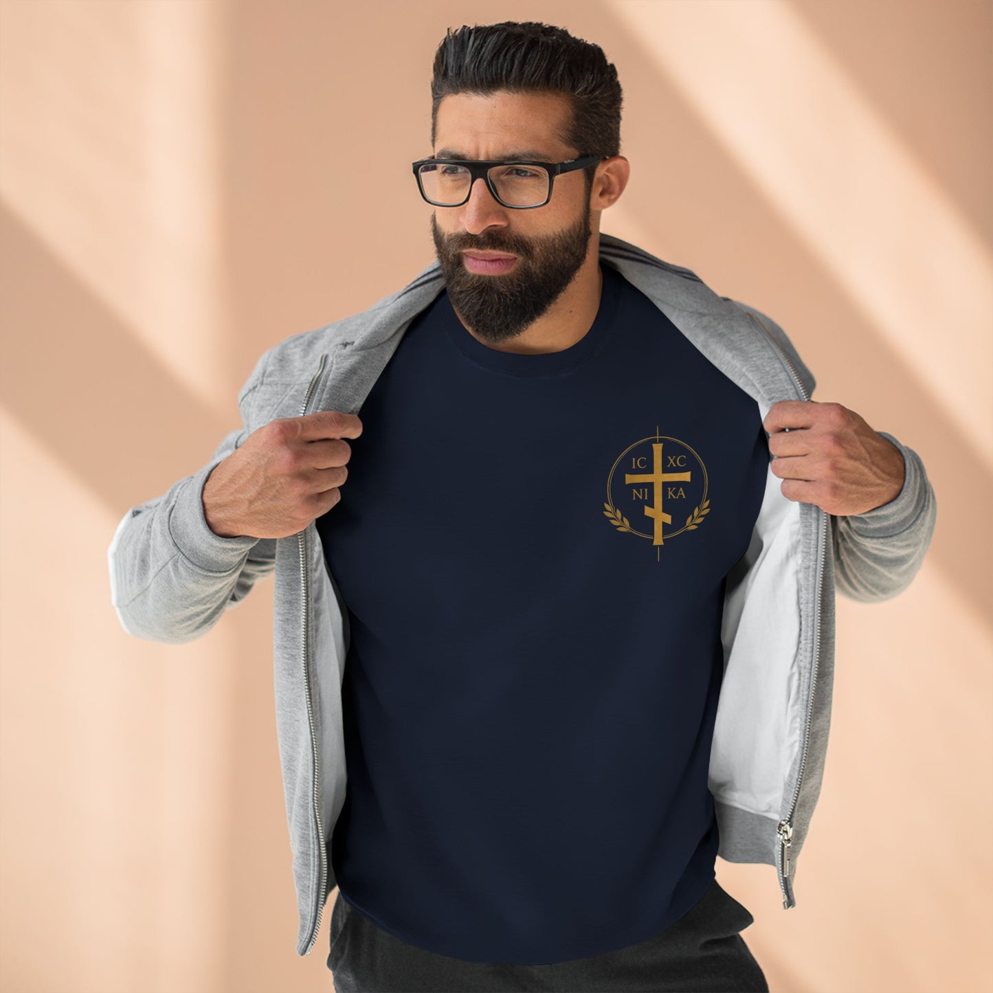 Christian Crewneck Sweatshirt — "The Way" Faith Verse Pullover