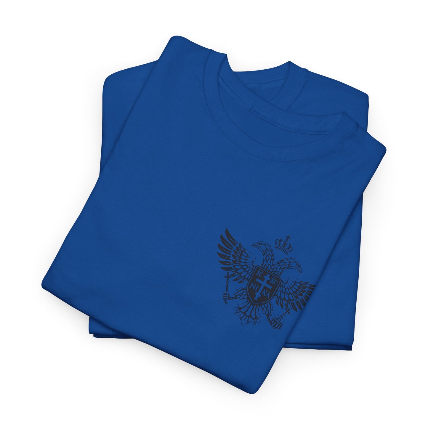 Christian Cross Wings T‑Shirt — Faith Graphic Tee with Prayer Hands