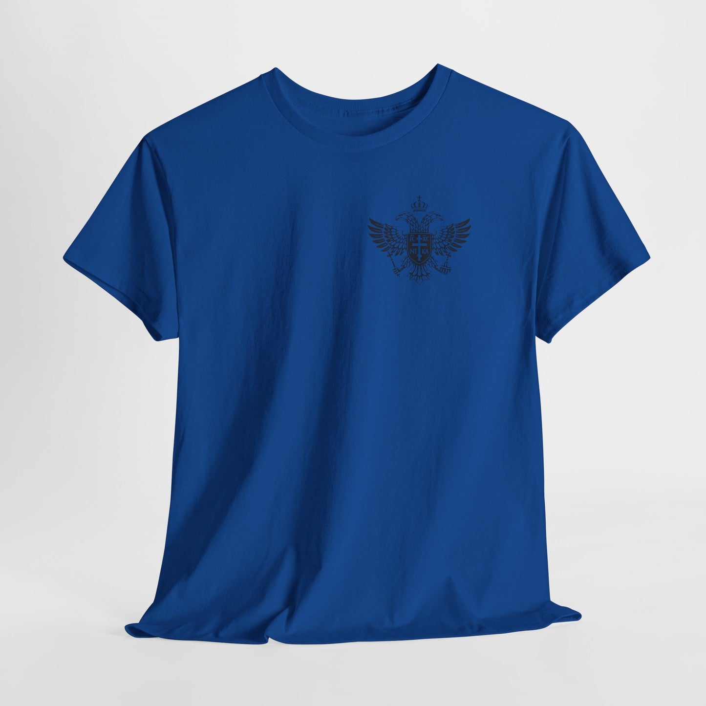 Christian Cross Wings T‑Shirt — Faith Graphic Tee with Prayer Hands