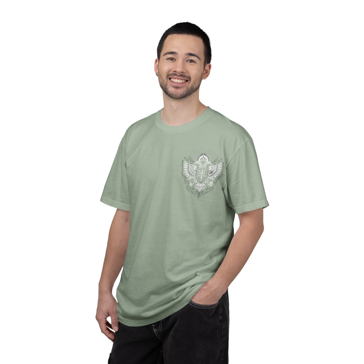 Christian Cross T-Shirt — "Blessed are the pure in heart" Matthew 5:8