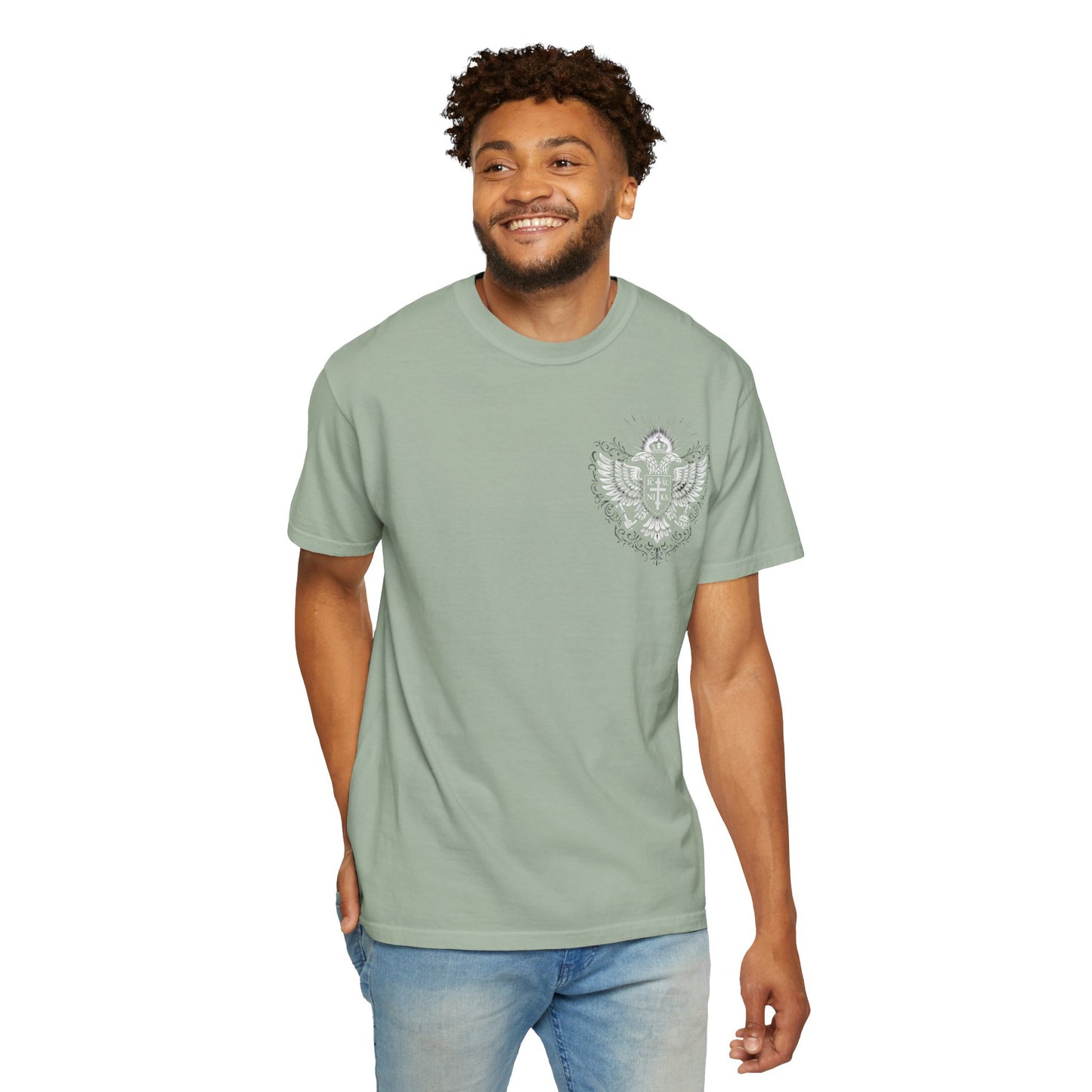 Christian Cross T-Shirt — "Blessed are the pure in heart" Matthew 5:8