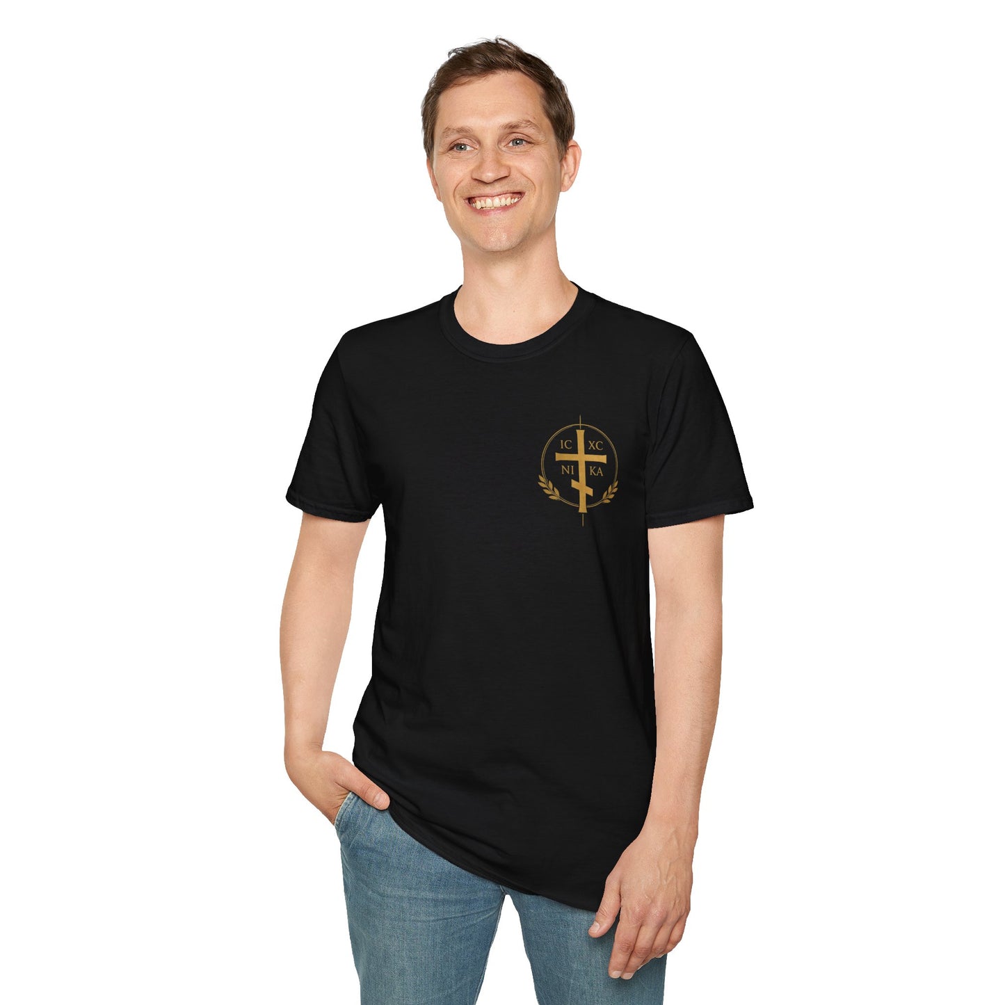 Christian Cross T-Shirt — "And Nothing Shall by Any Means Hurt You" Inspirational Faith Tee