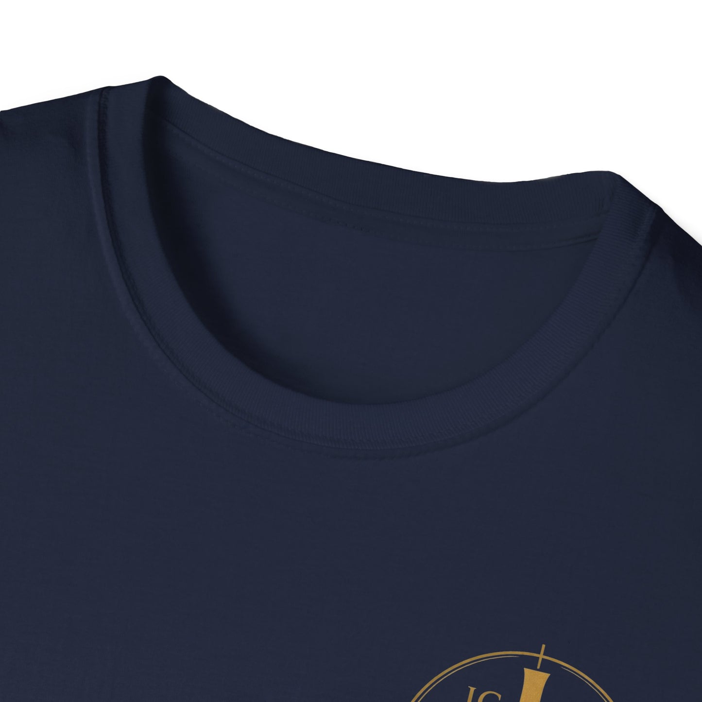 Christian Cross Wings T-Shirt — Gold Faith Graphic Tee