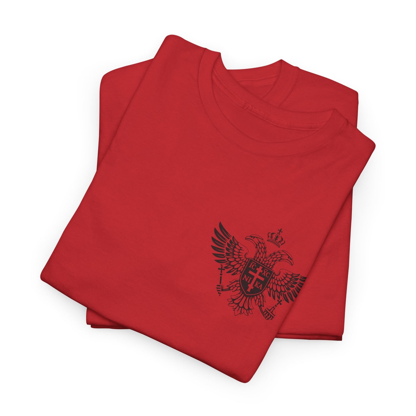 Christian Cross Wings T‑Shirt — Faith Graphic Tee with Prayer Hands