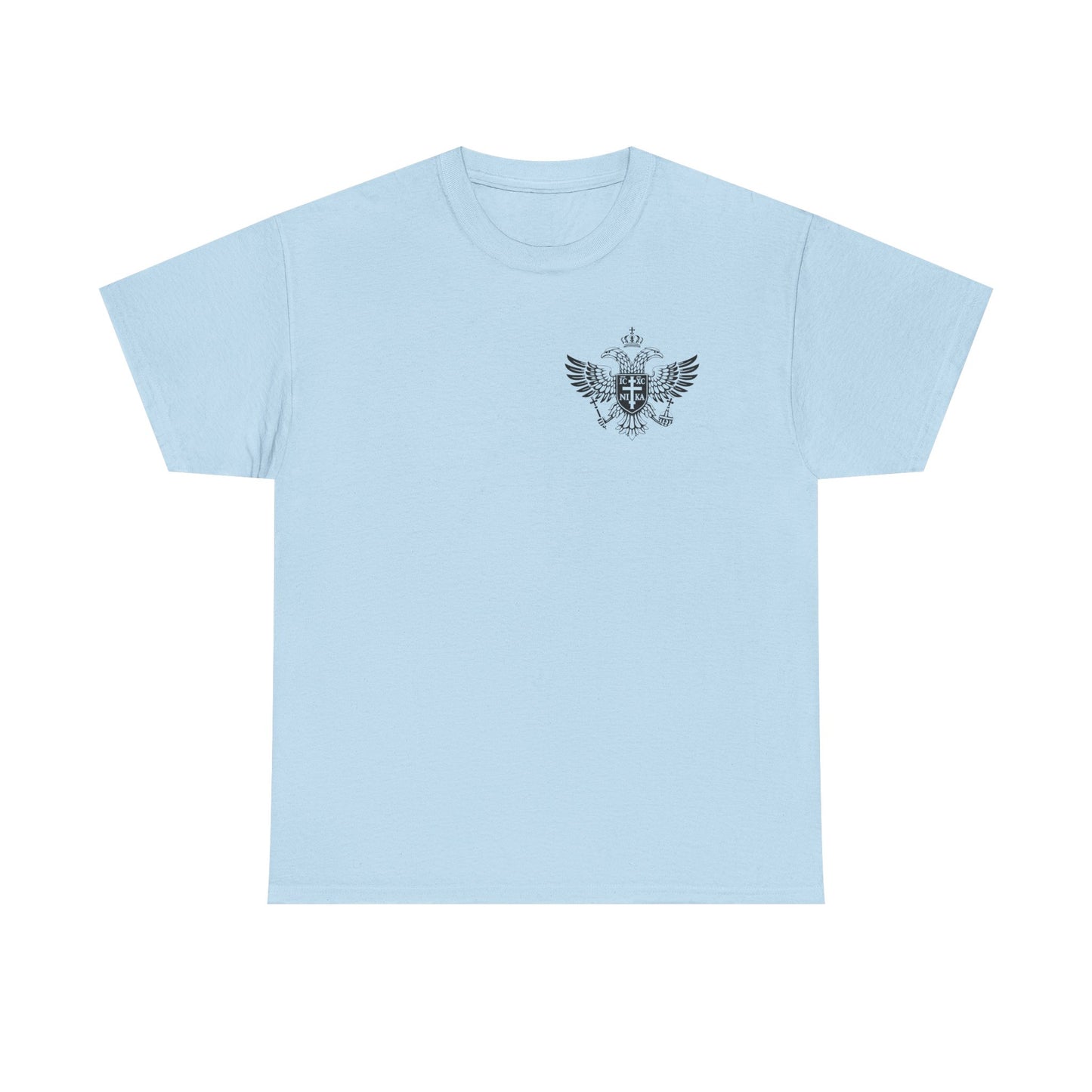 Christian Cross Wings T‑Shirt — Faith Graphic Tee with Prayer Hands