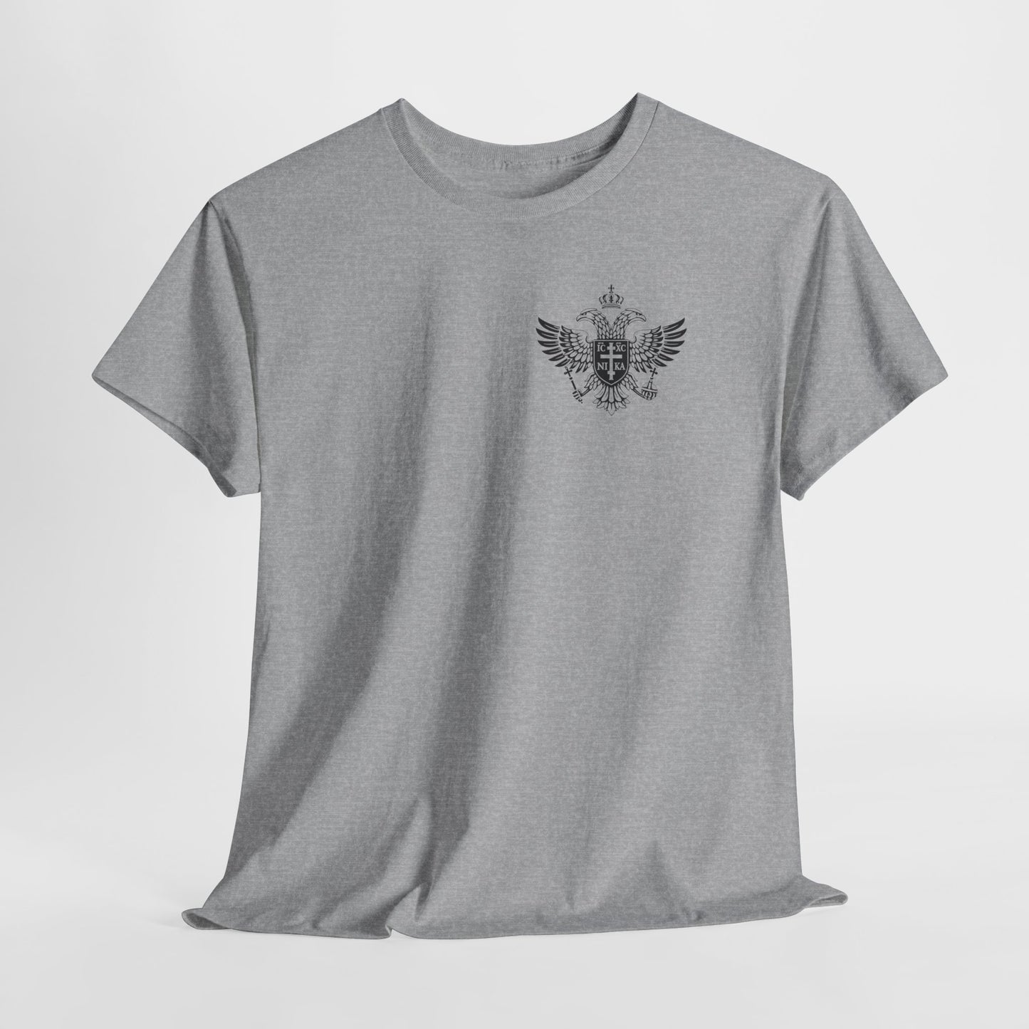 Christian Cross Wings T‑Shirt — Faith Graphic Tee with Prayer Hands