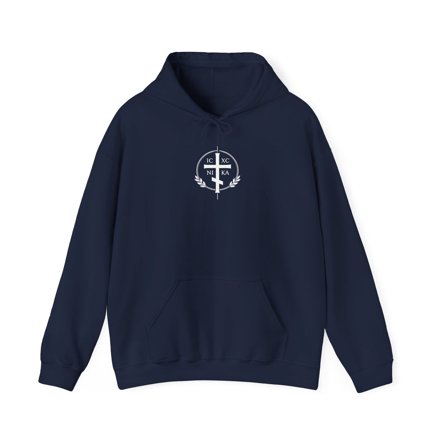 Christian Lamb Graphic Hoodie — ‘Agnus Dei’ Faith Emblem Sweatshirt