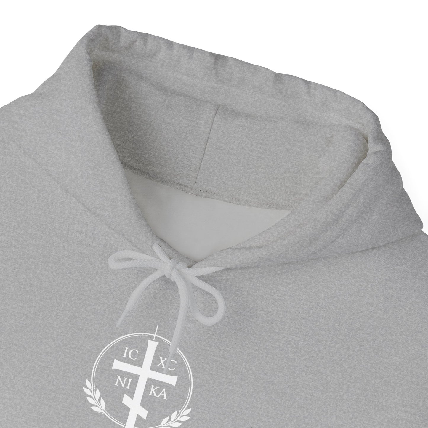 Christian Lamb Graphic Hoodie — ‘Agnus Dei’ Faith Emblem Sweatshirt