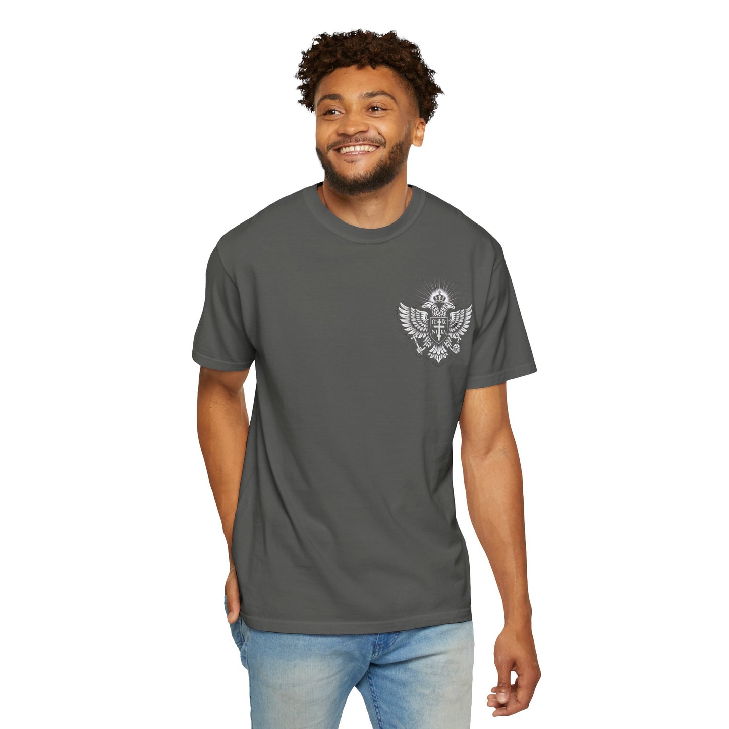 Christian Cross T-Shirt — "Blessed are the pure in heart" Matthew 5:8