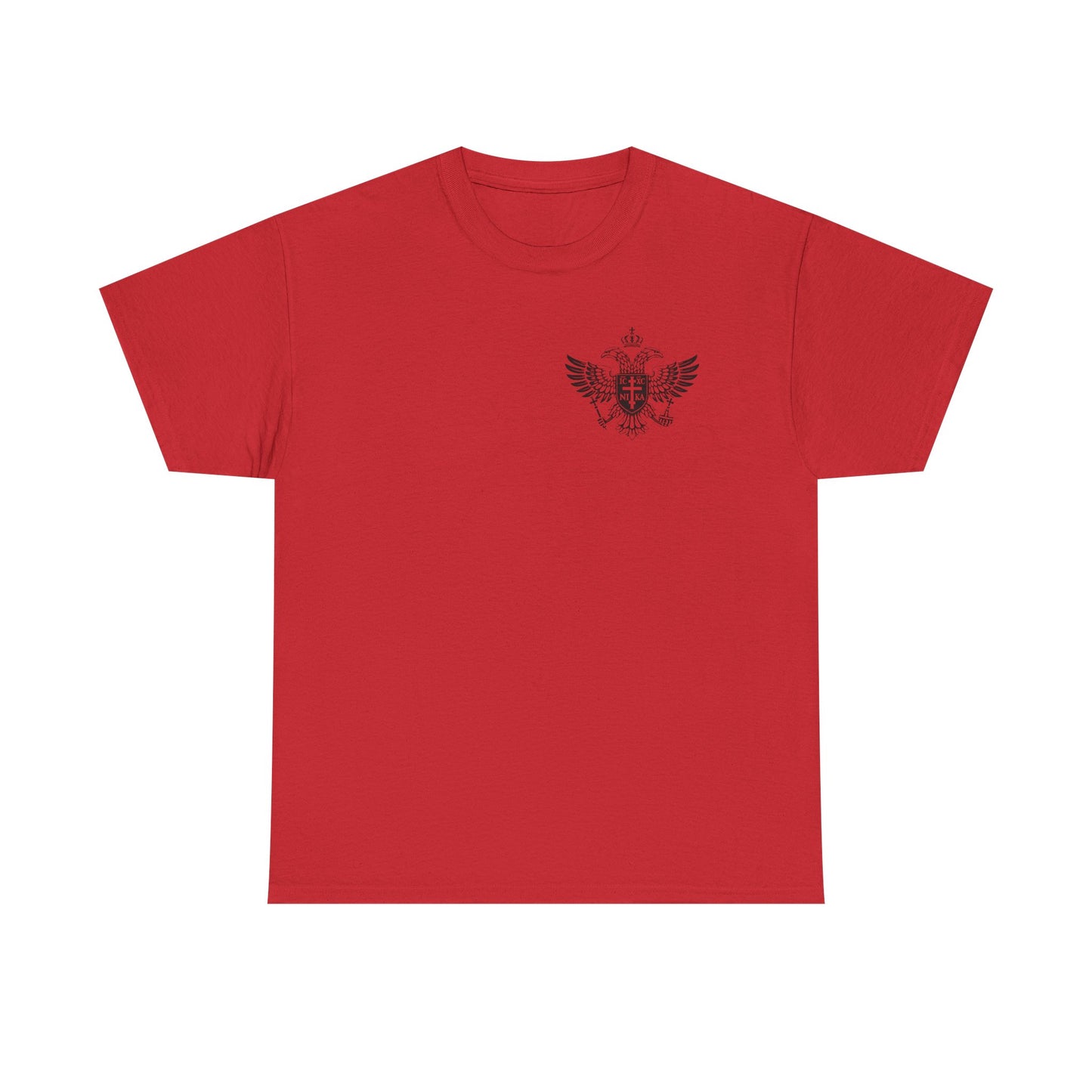 Christian Cross Wings T‑Shirt — Faith Graphic Tee with Prayer Hands