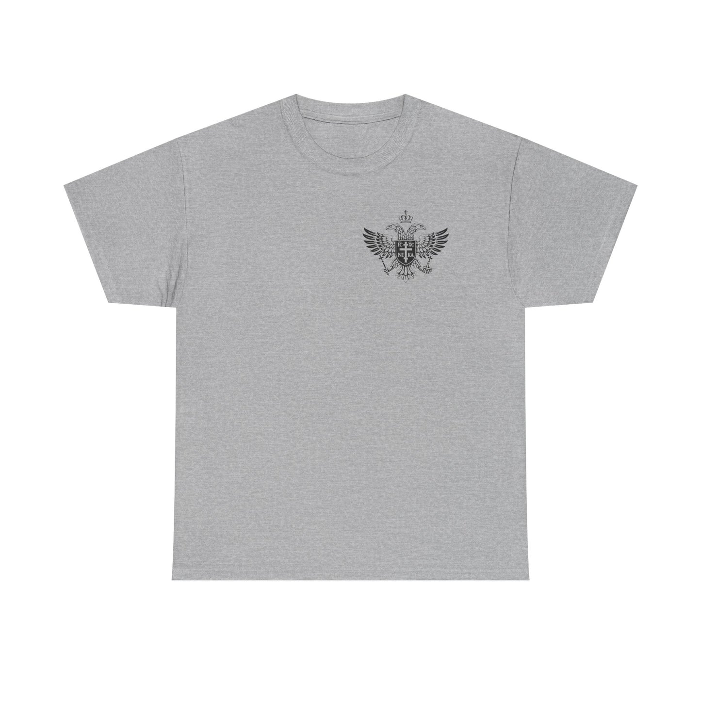 Christian Cross Wings T‑Shirt — Faith Graphic Tee with Prayer Hands