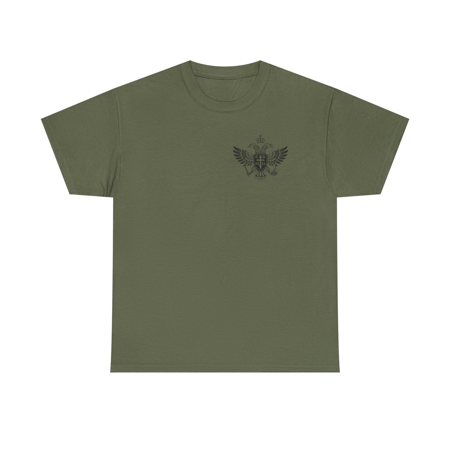 Christian Cross Wings T‑Shirt — Faith Graphic Tee with Prayer Hands