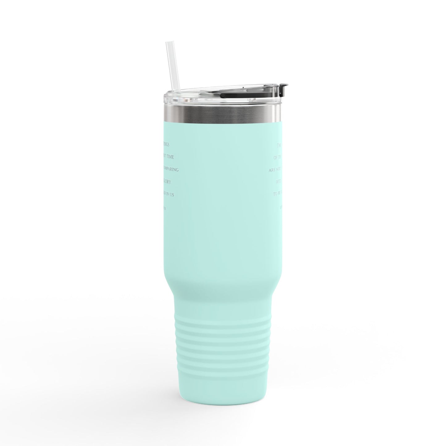 Scripture Insulated Travel Mug 40oz – Inspirational Cross Quote Tumbler