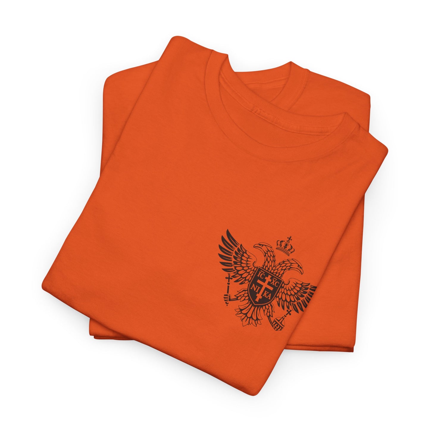 Christian Cross Wings T‑Shirt — Faith Graphic Tee with Prayer Hands