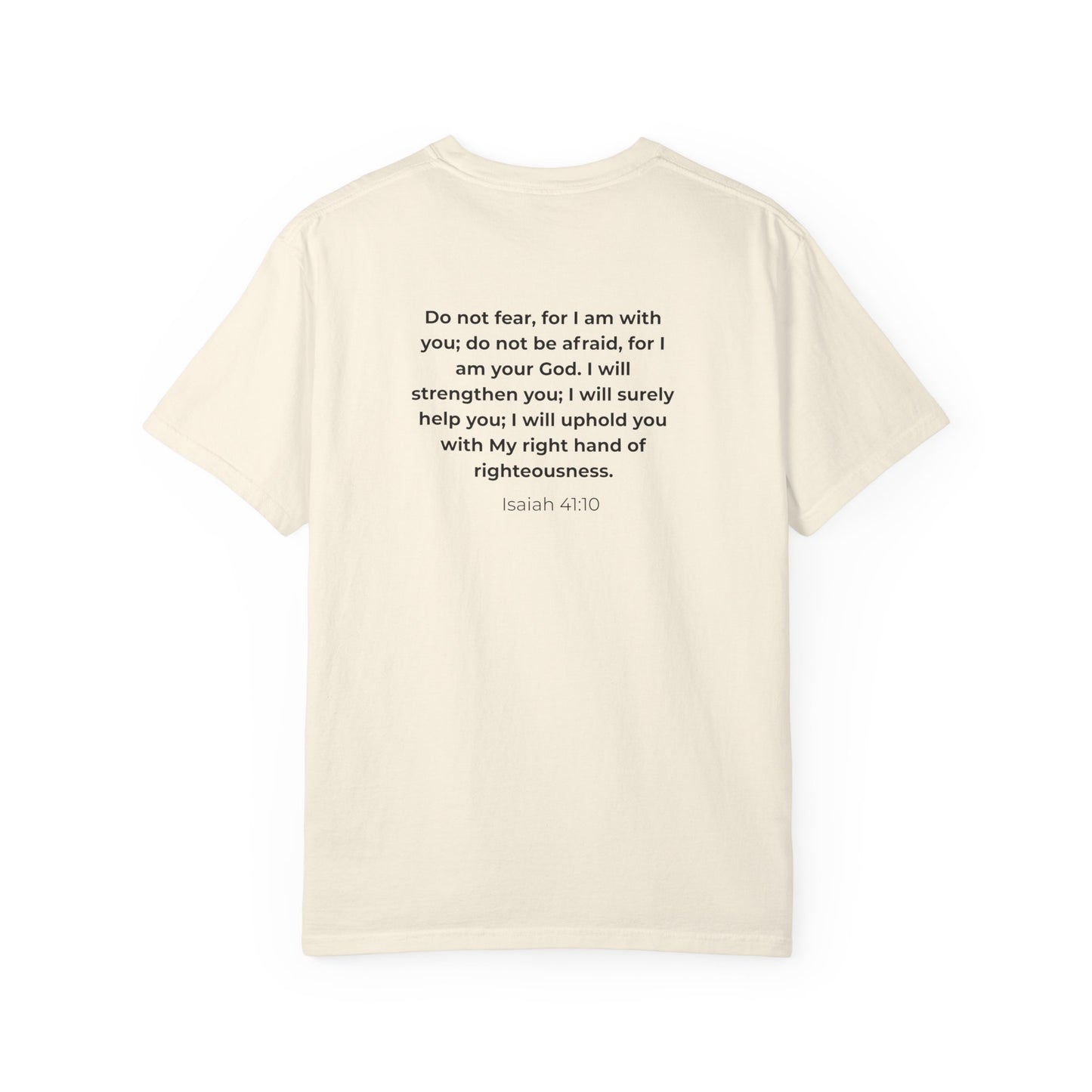 Faith Verse T-Shirt — Isaiah 41:10 Inspirational Christian Tee
